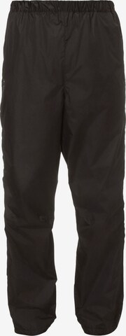 VAUDE Regular Outdoor Pants 'Fluid II' in Black: front