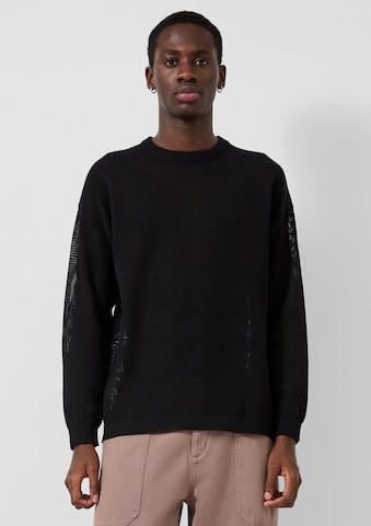 QS Sweater in Black: front