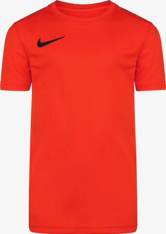 T-Shirt fonctionnel NIKE en rouge : devant