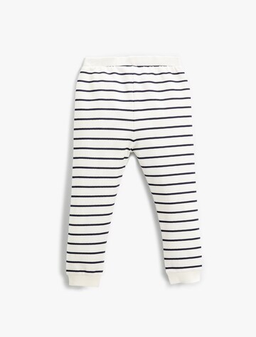 Koton Tapered Trousers in White