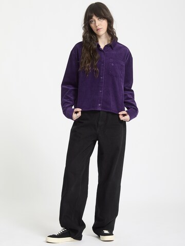Volcom Bluse 'WEELLOW CORD' in Lila