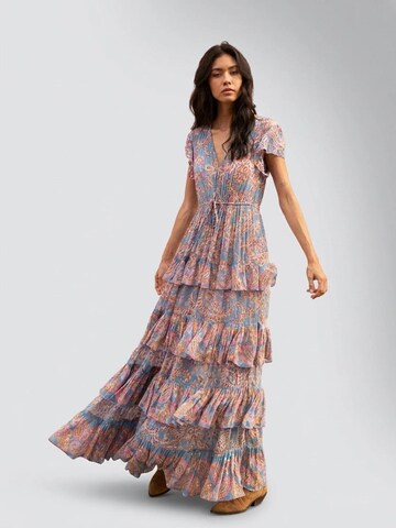 Miss June - Vestido 'Robe Longue Anakarina' en azul