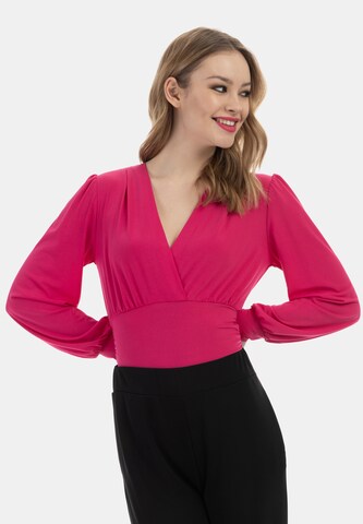 Shirtbody faina en rose