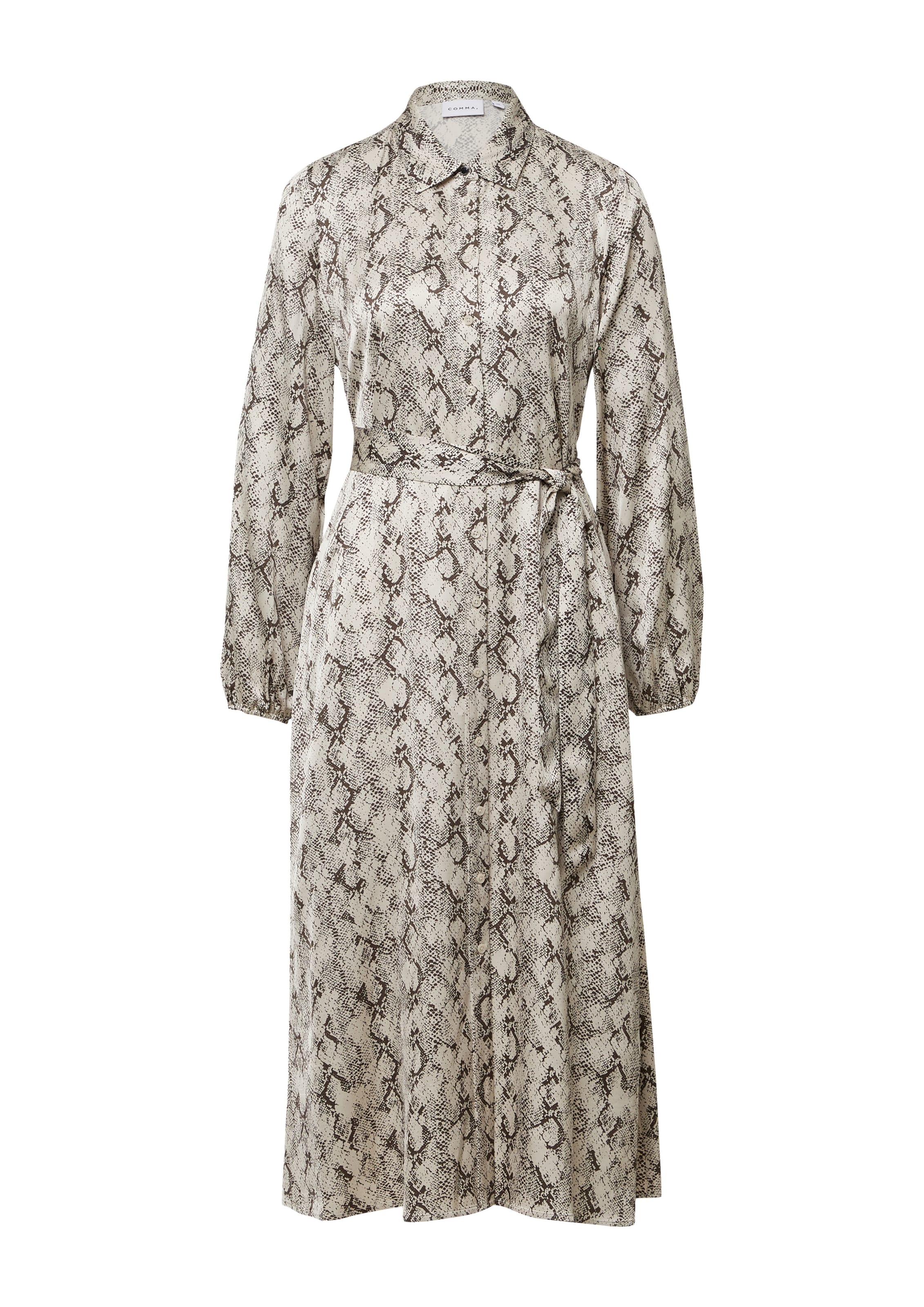 Robe-chemise COMMA en gris : devant