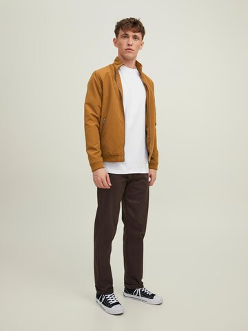 JACK & JONES Between-Season Jacket 'Rush' in Brown