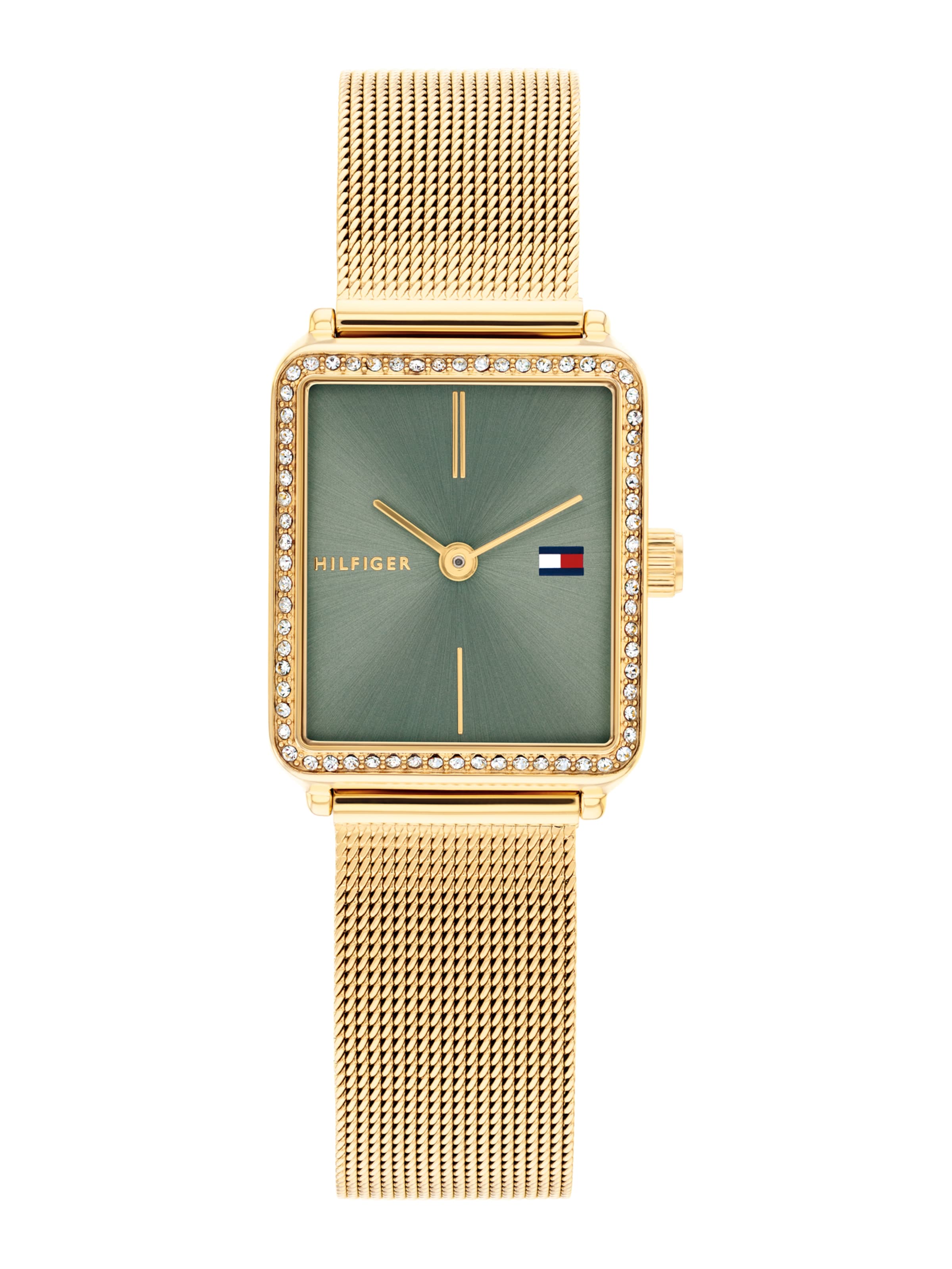 TOMMY HILFIGER Analog watch in Gold: front