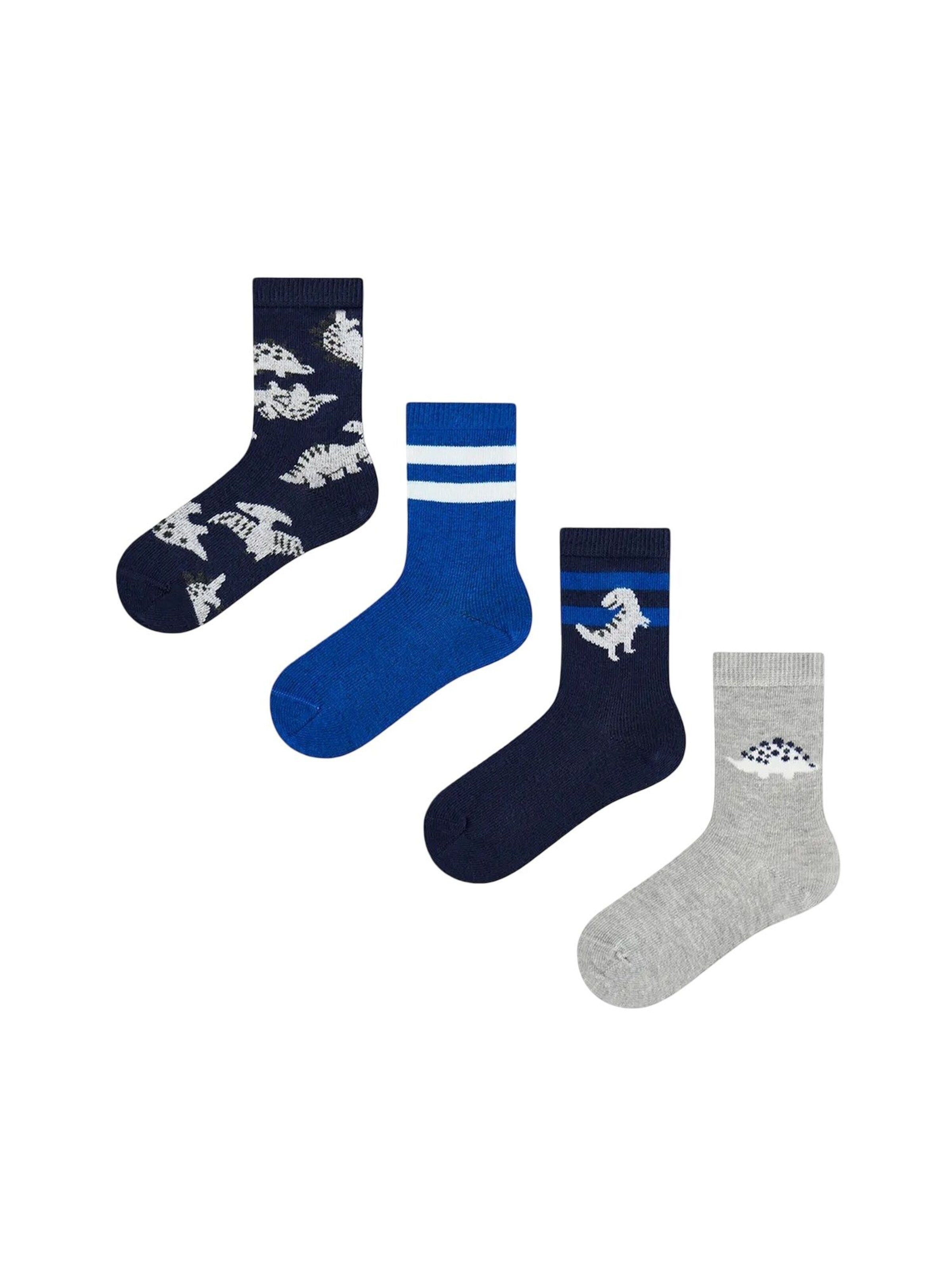 Penti Socken 'PENTI Mellow Rex Dinosaurier-Socken, 4er-Pack'‌‌‌ in Mischfarben: Vorderseite