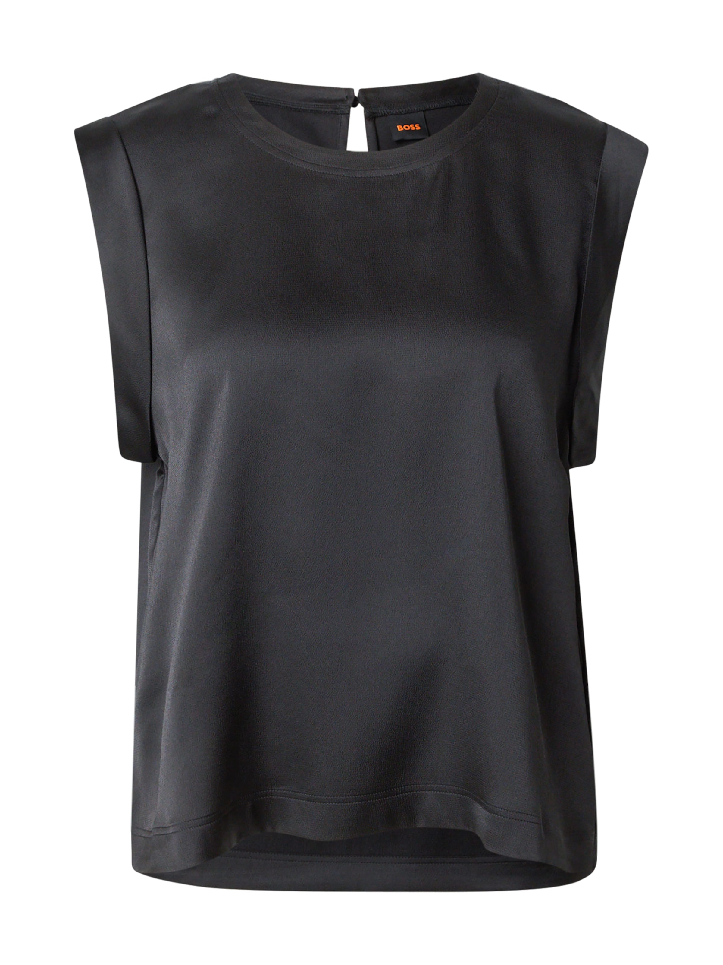 Chemisier 'Leaska' BOSS en noir : devant