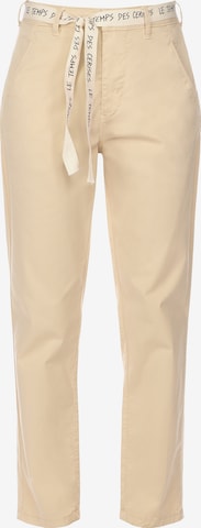 Le Temps Des Cerises Chino Pants 'ARLO' in White: front