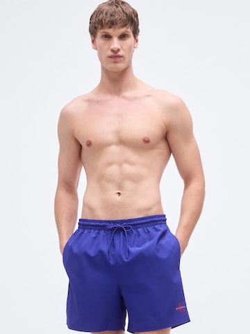 Calvin Klein Swimwear Hlače za k noši | vijolična barva