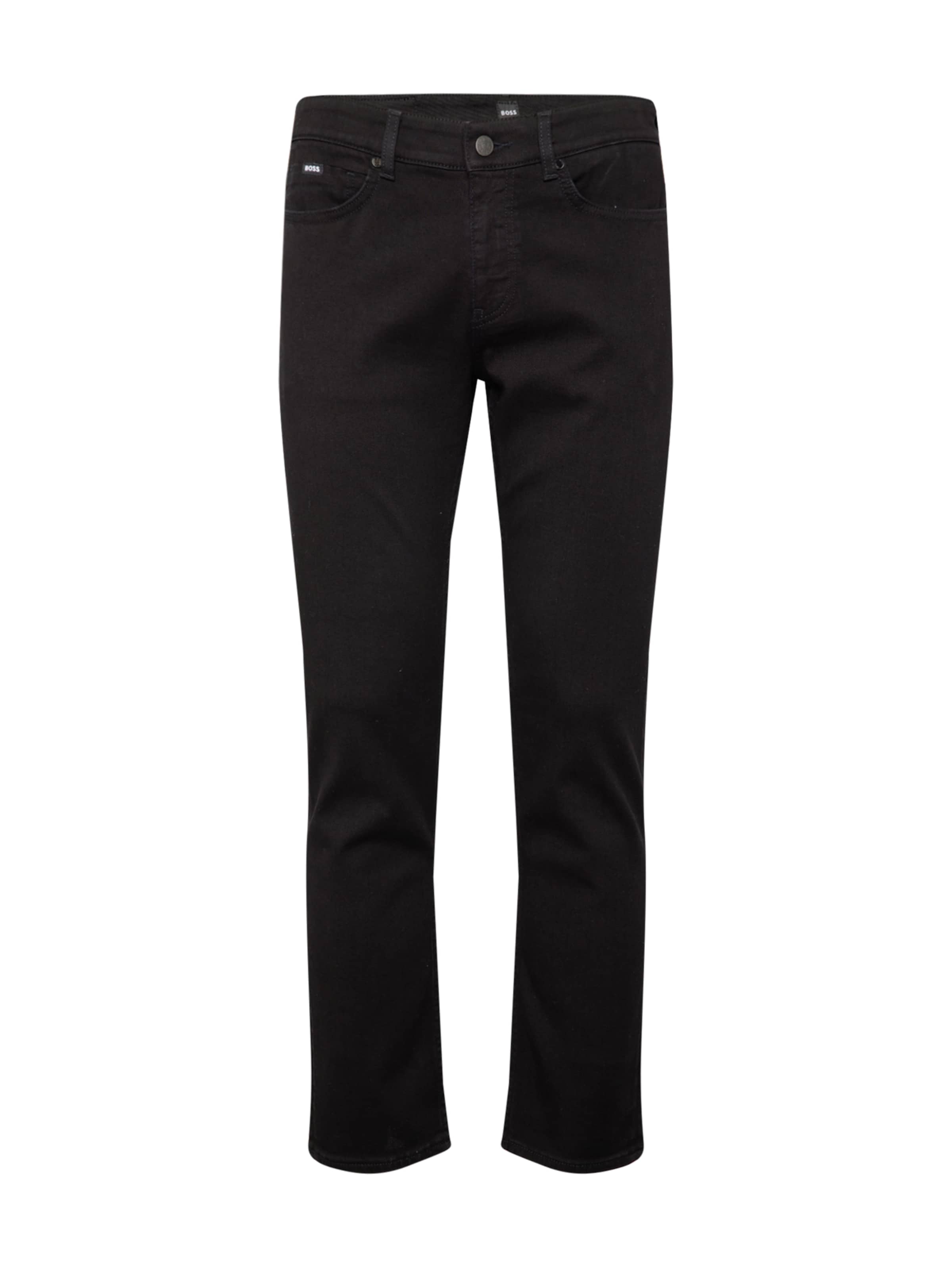 BOSS Regular Jeans 'Delaware' in Black: front