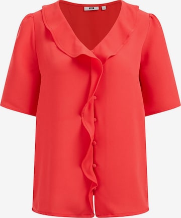 WE Fashion Blouse in Red: front