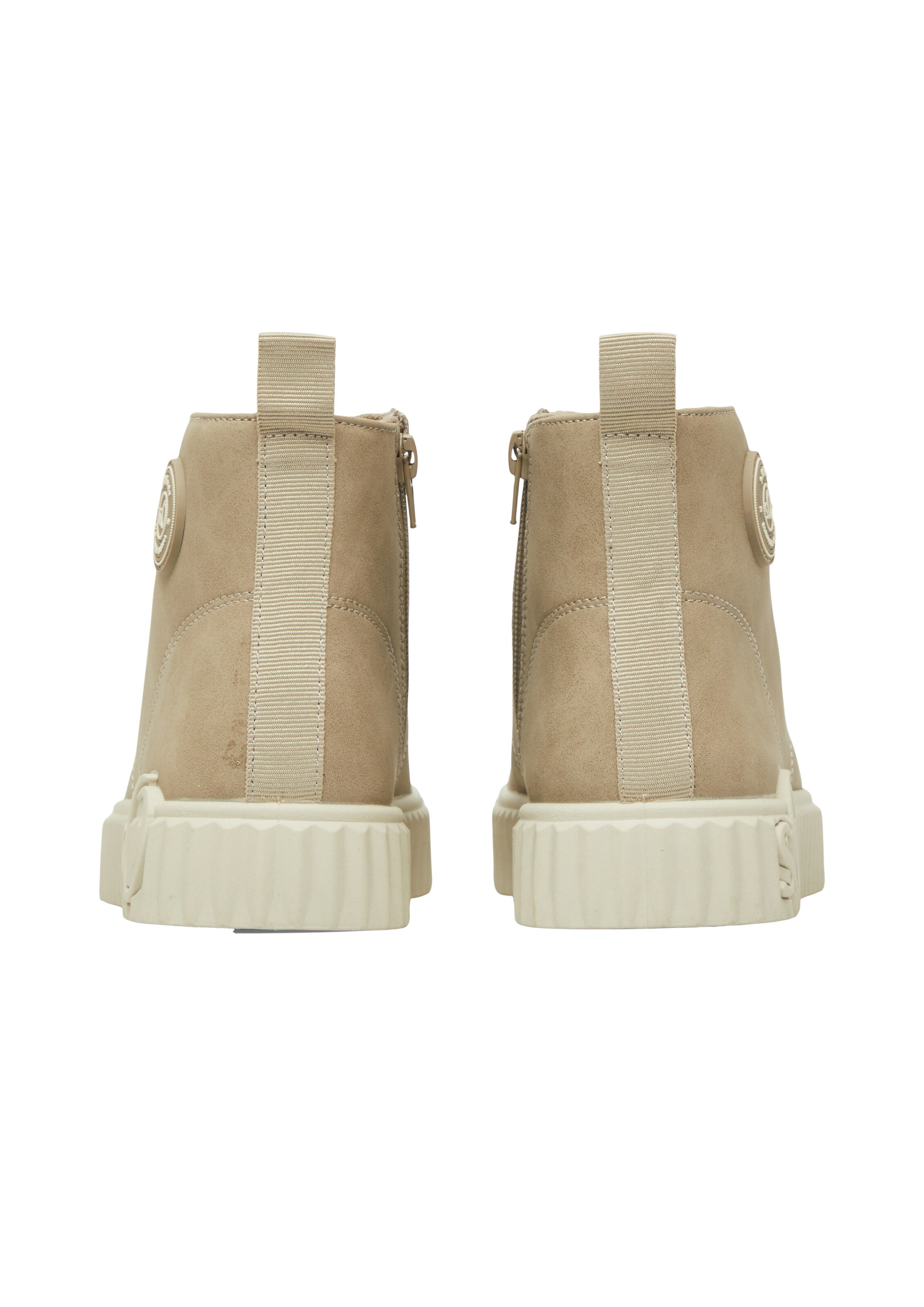 s.Oliver High-top trainers in Brown: back