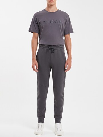 Nicce Tapered Broek 'MERCURY' in Grijs