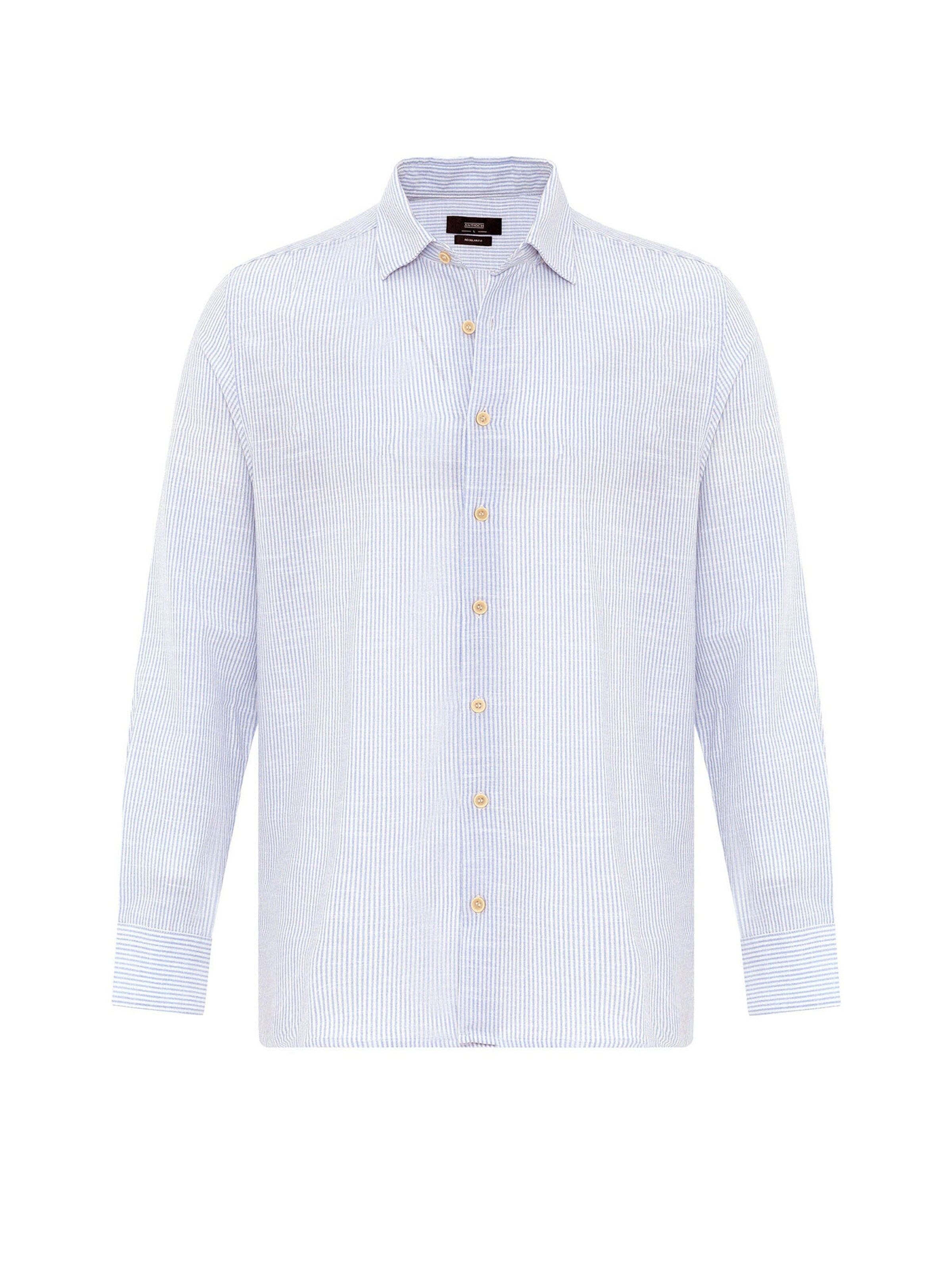 Antioch Regular fit Button Up Shirt in Blue: front