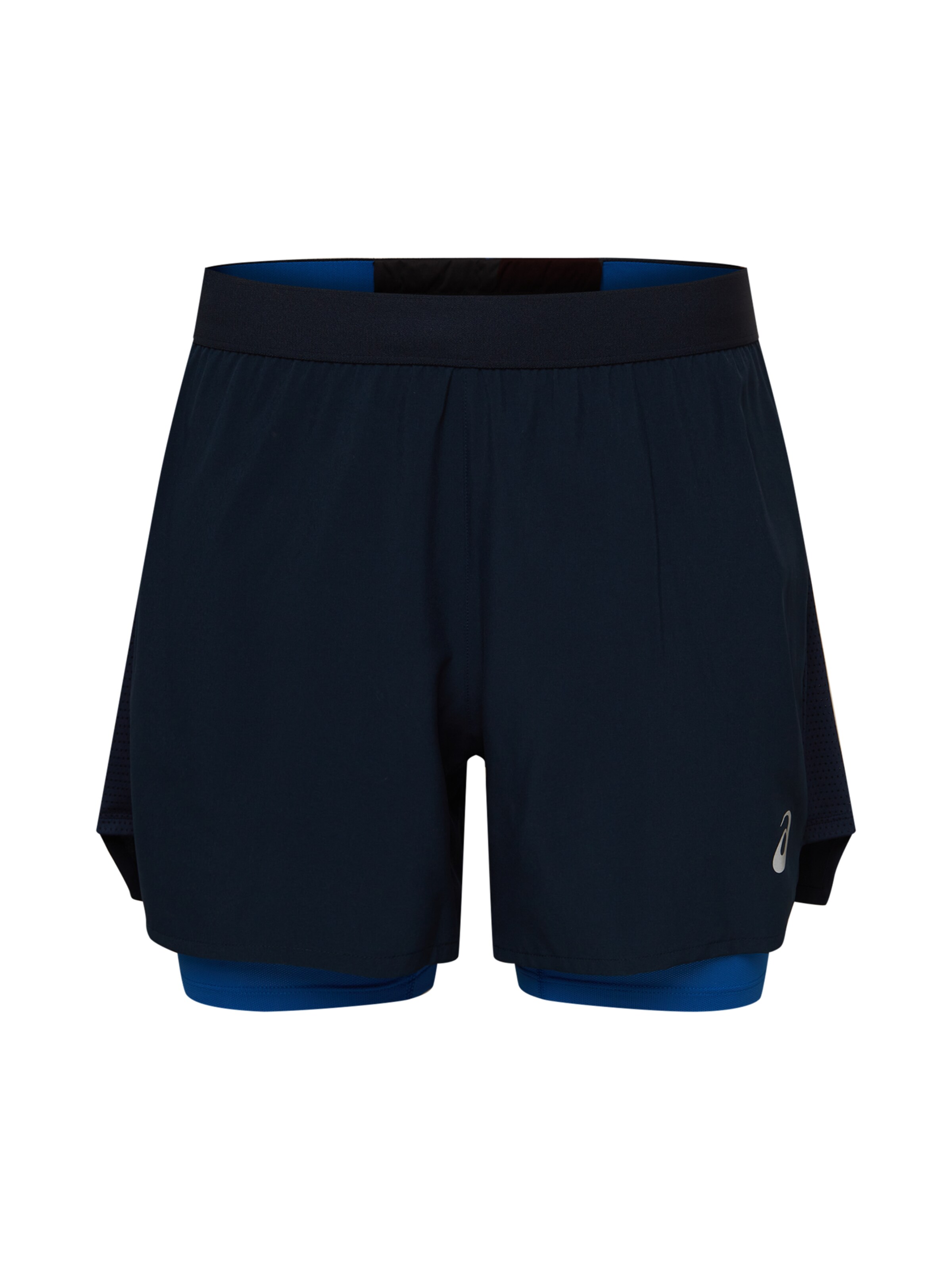 poyzr Uomo ASICS Pantaloni sportivi ROAD 2-N-1 in Blu, Blu Cobalto 