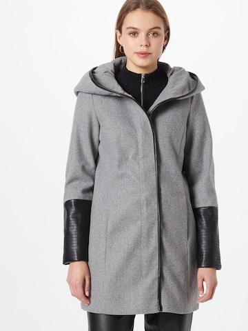 VERO MODA Between-Seasons Coat in Grey: front