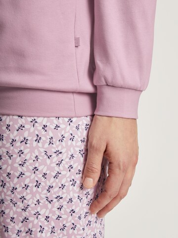 CALIDA Pyjama 'Midnight Flowers'‌‌‌‌‌‌‌ in Lila