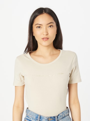 UNITED COLORS OF BENETTON Shirt in Beige: front