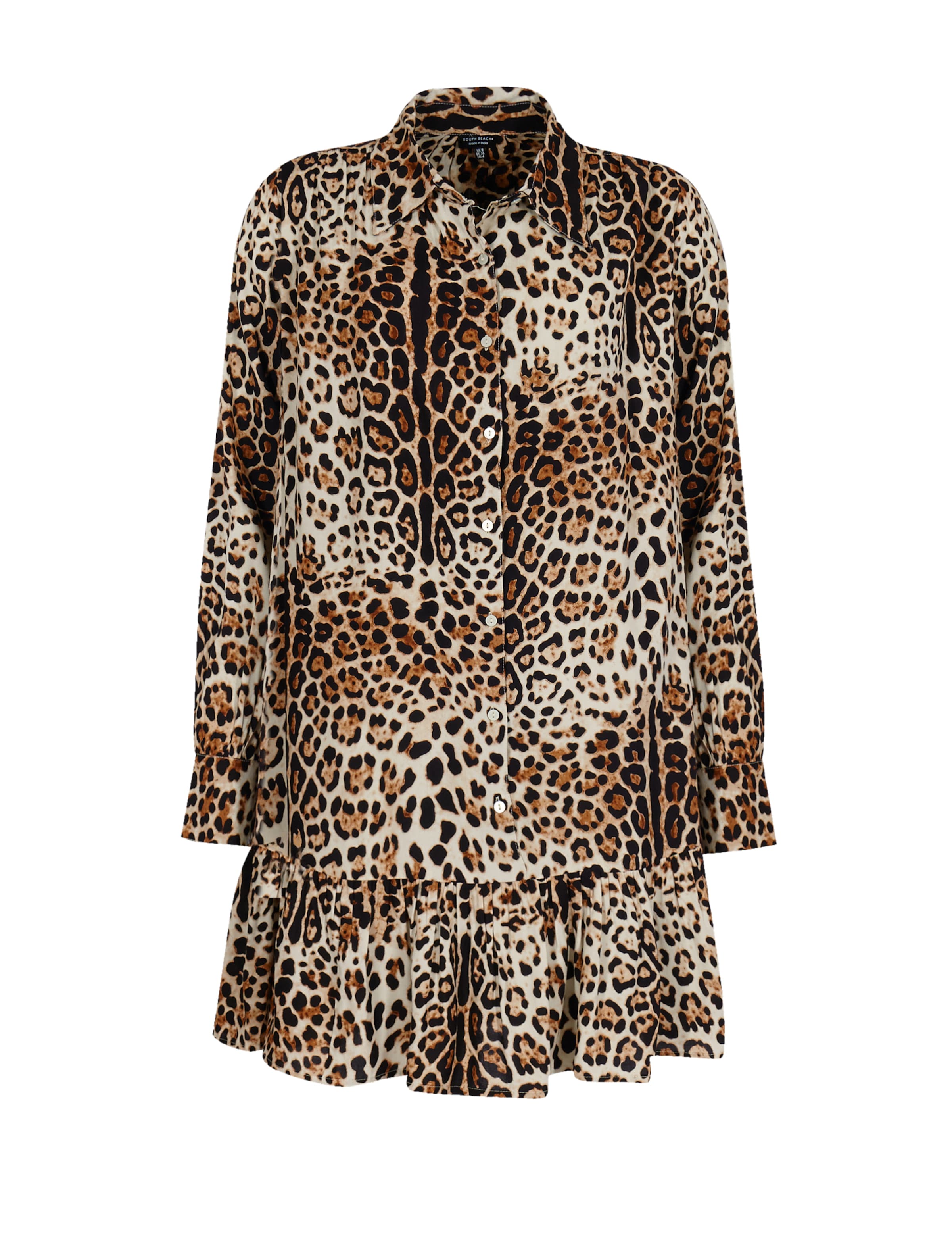 South Beach Puseromekko värissä beige / ruskea / musta, Tuotenäkymä