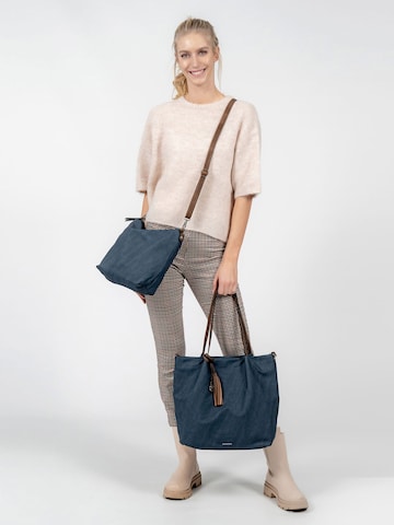 Shopper 'Elke' di Emily & Noah in blu: frontale