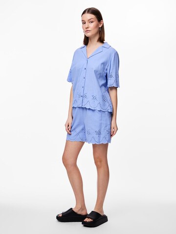 PIECES Blouse 'PCAlmina' in Blue