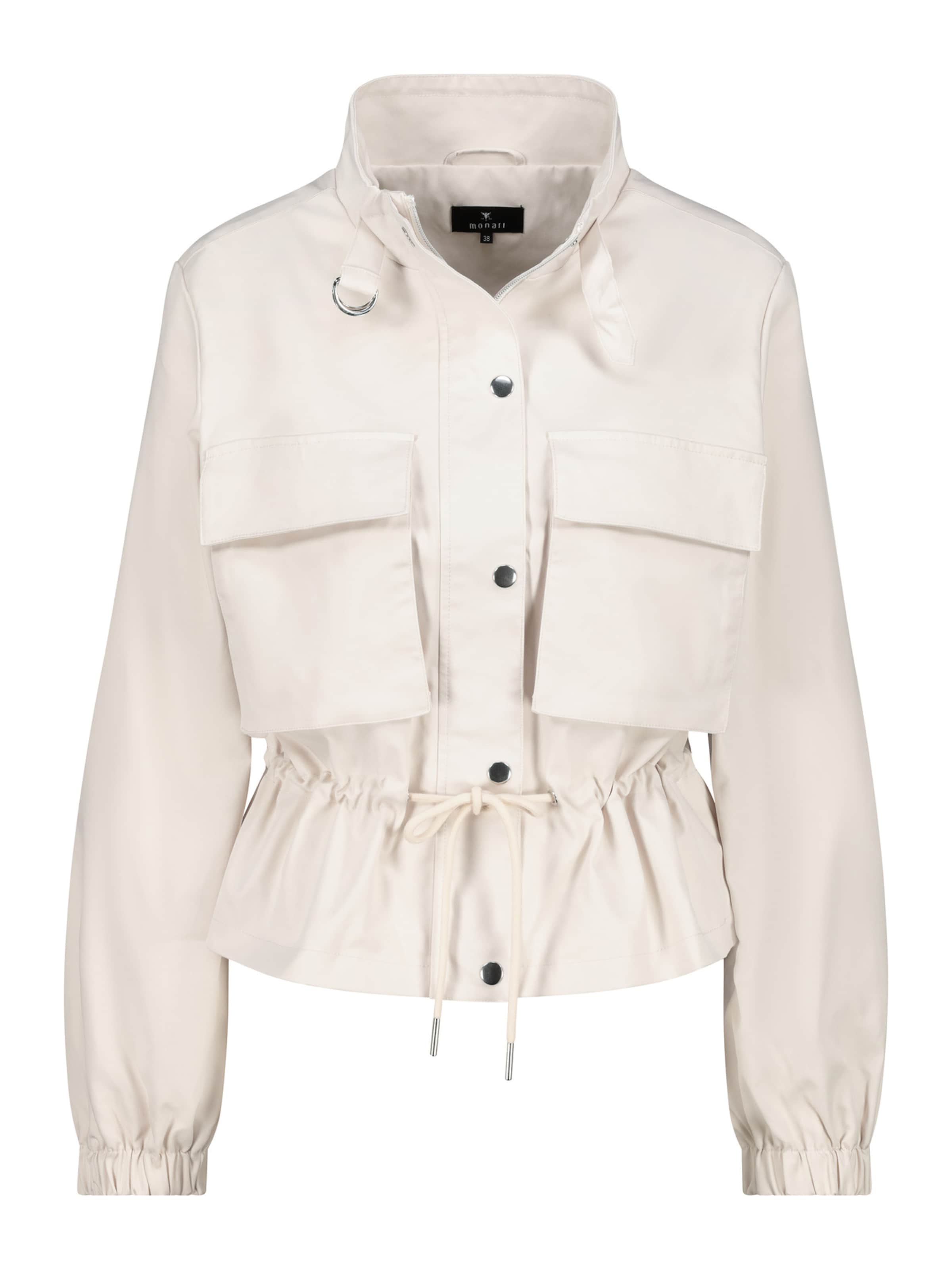 monari Přechodná bunda – černá: přední strana