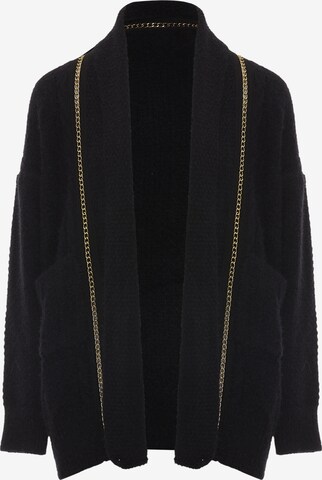 Cardigan faina en noir : devant