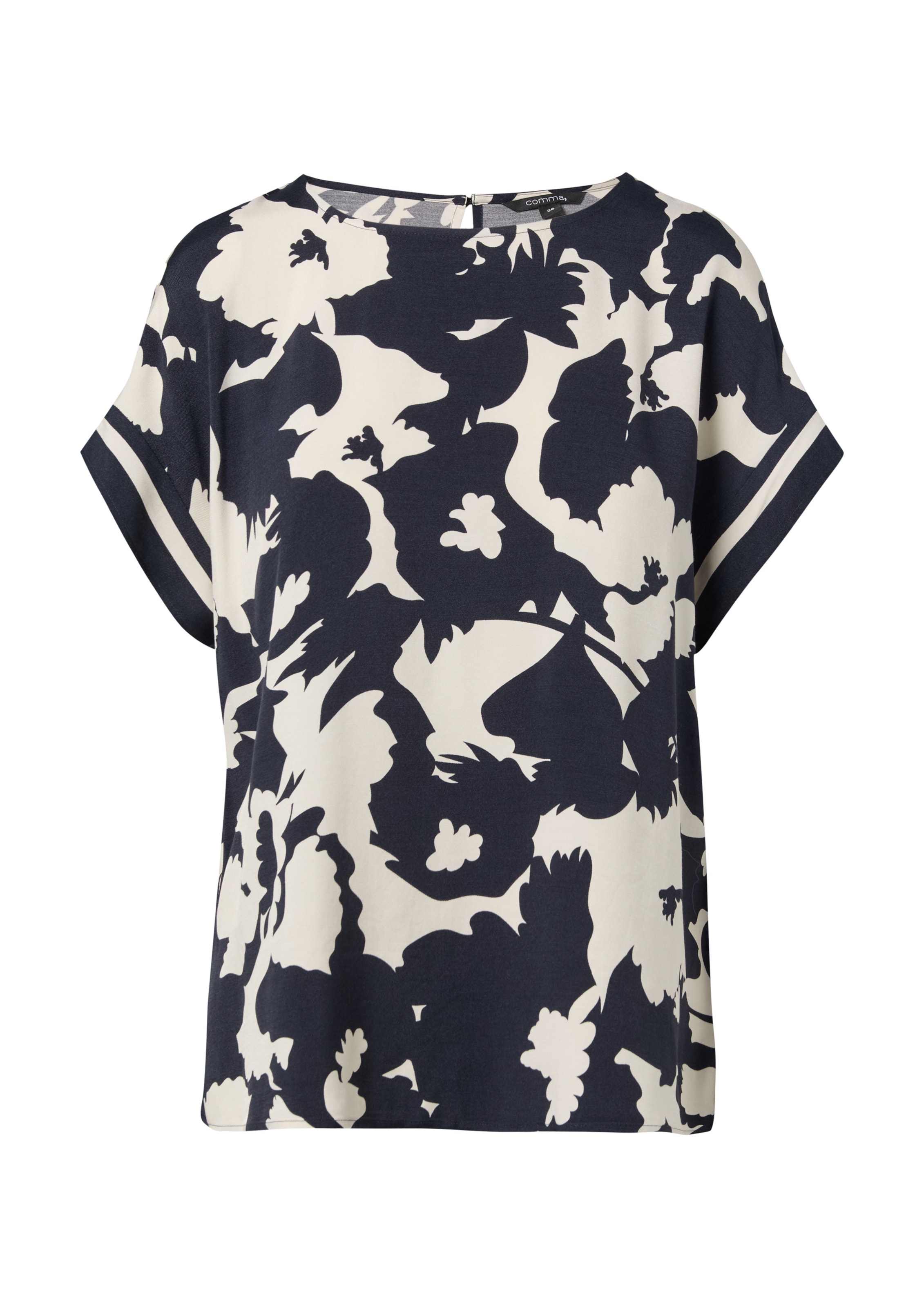 COMMA Blouse in Blue: front