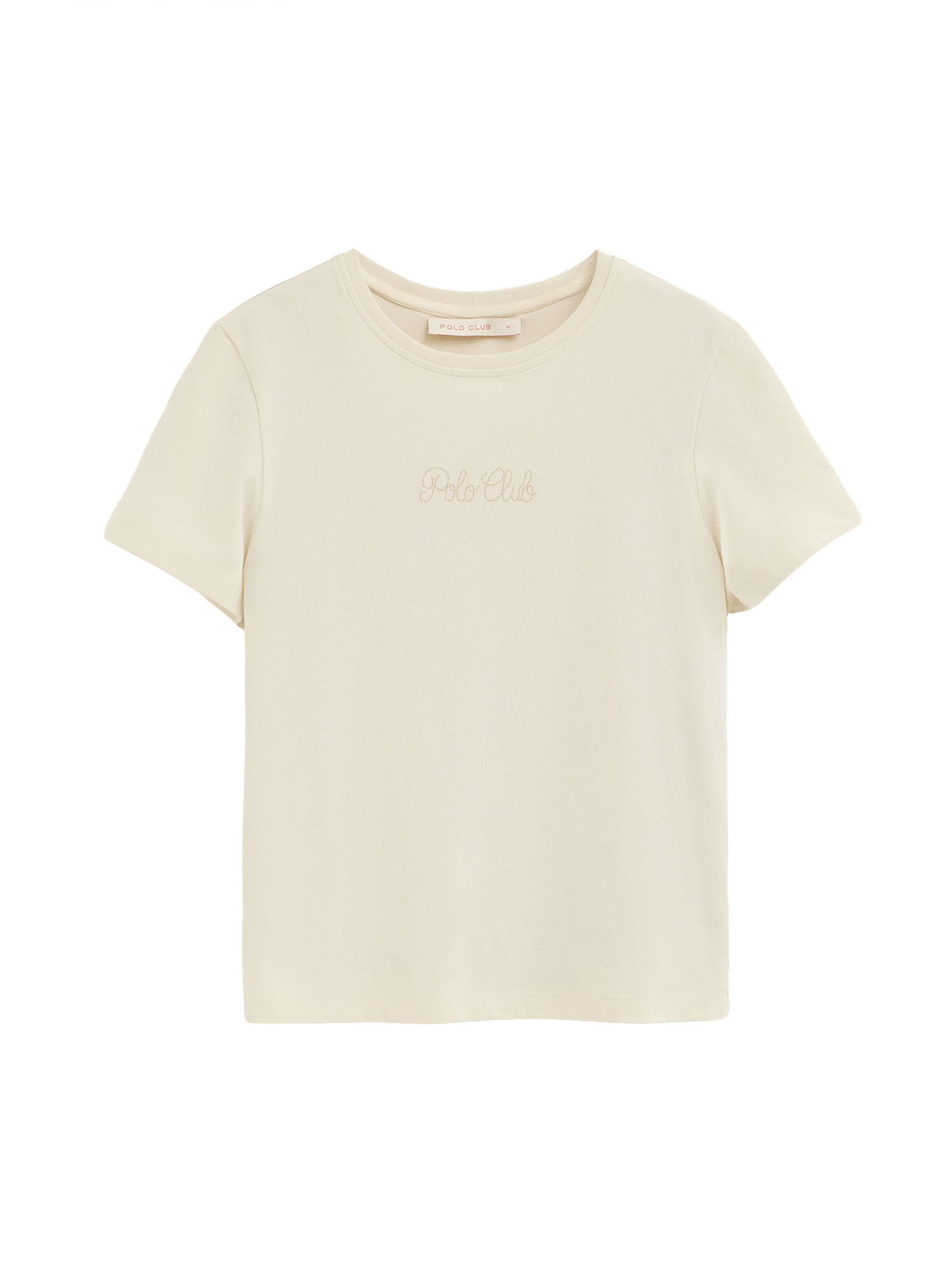 Polo Club Shirt 'Lunas' in Beige: front