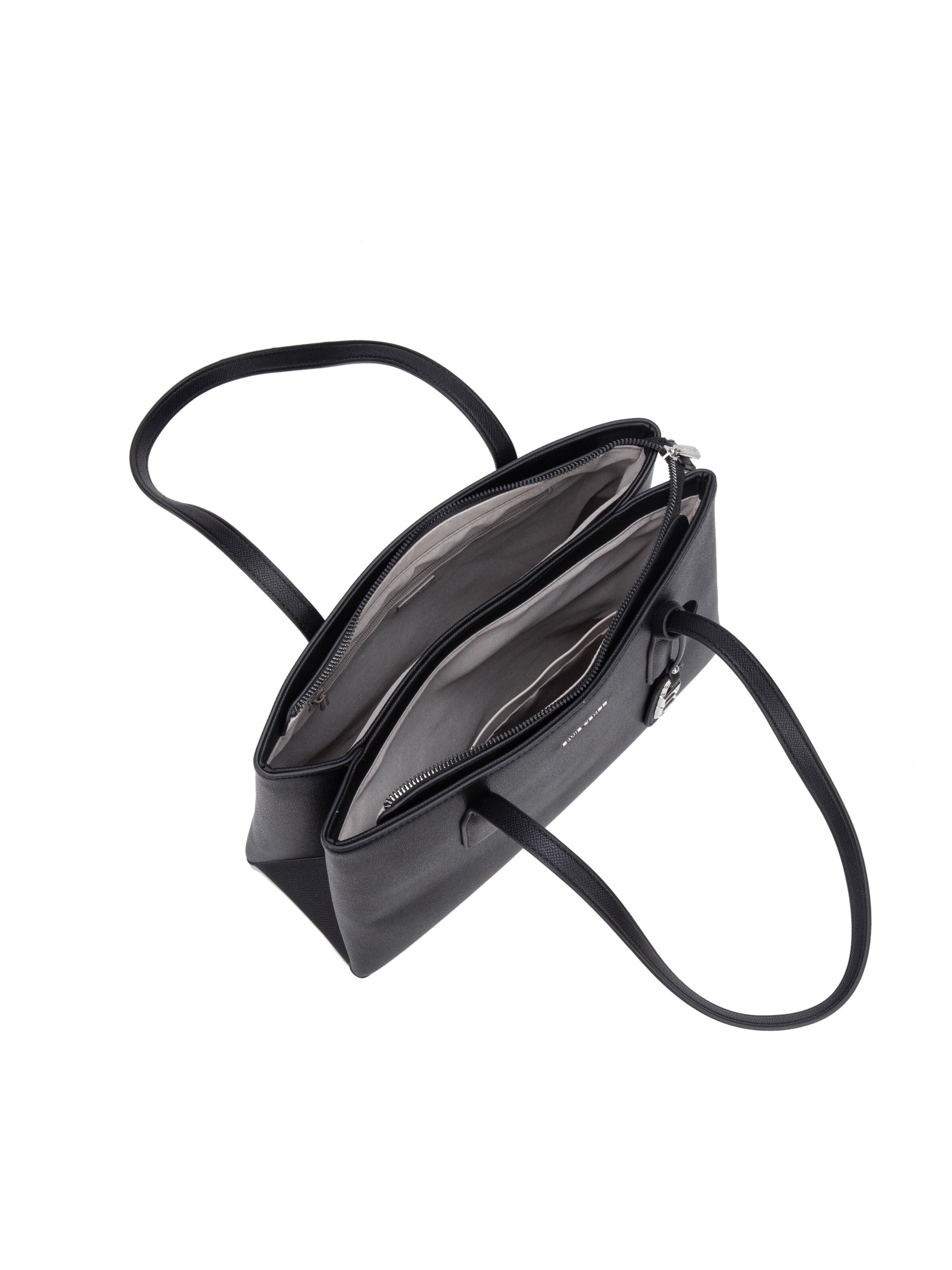 Borsa a spalla 'Borsa a Spalla David Jones Ecopelle Saffiano Doppi Manici' di David Jones in nero