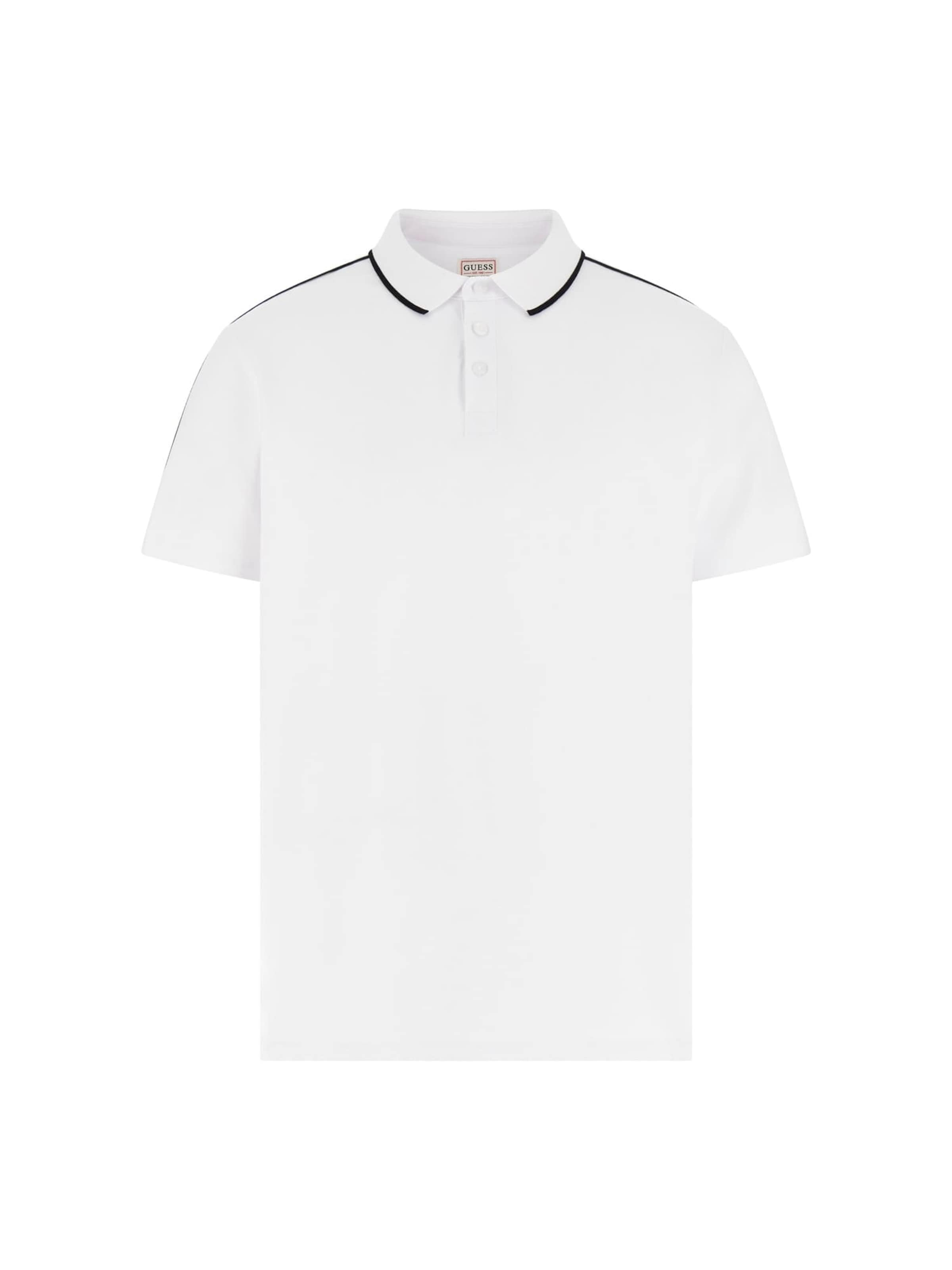 GUESS Shirt 'Quattro' in White: front