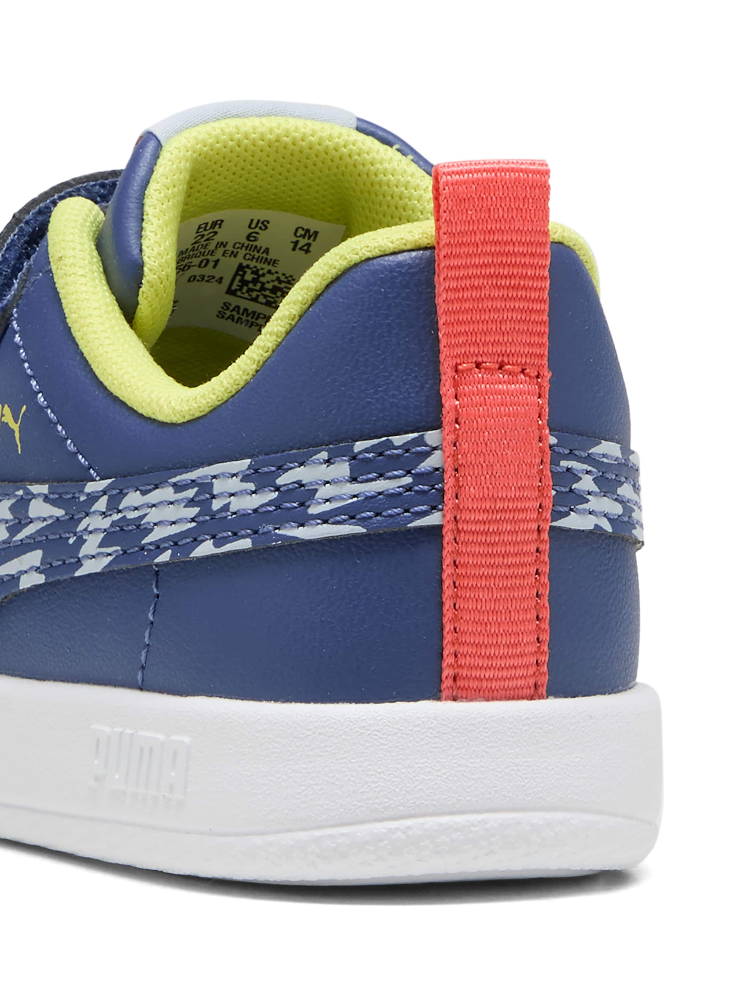 PUMA Sneakers 'Courtflex V3 Poised 2 Race' in Blauw