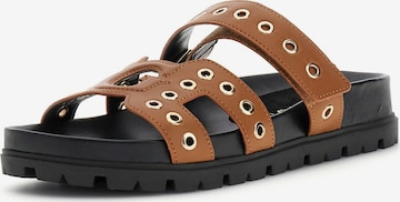 ruda GUESS Šlepetės 'FASHIE': priekis