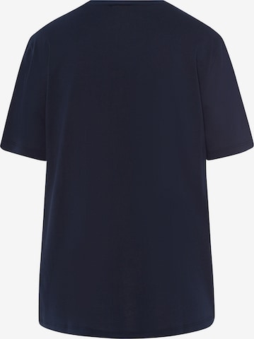 Hanro Shirt ' Natural Shirt ' in Blue