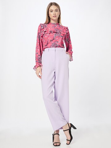 Wallis Curve Blouse in Roze