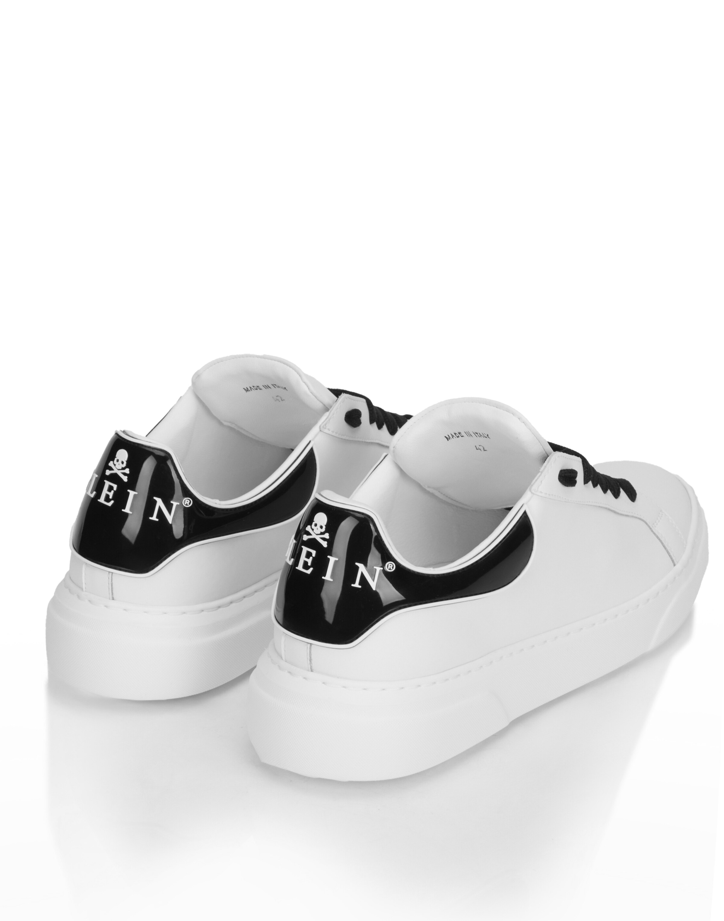 Baskets basses 'Big Bang' Philipp Plein en blanc