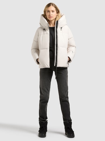Veste d’hiver 'Audrey2' khujo en blanc