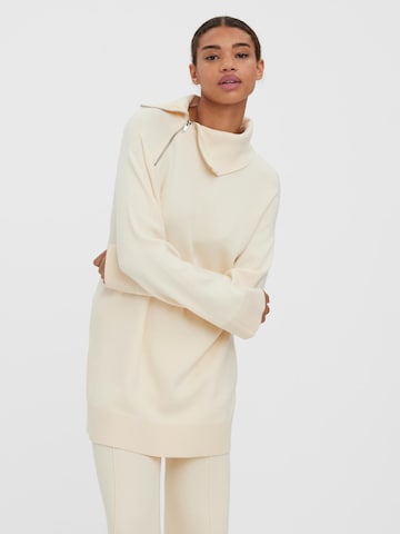 VERO MODA Pullover 'Gold Needle' in Beige: predná strana