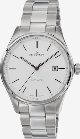 DUGENA Analog Watch in Silver: front