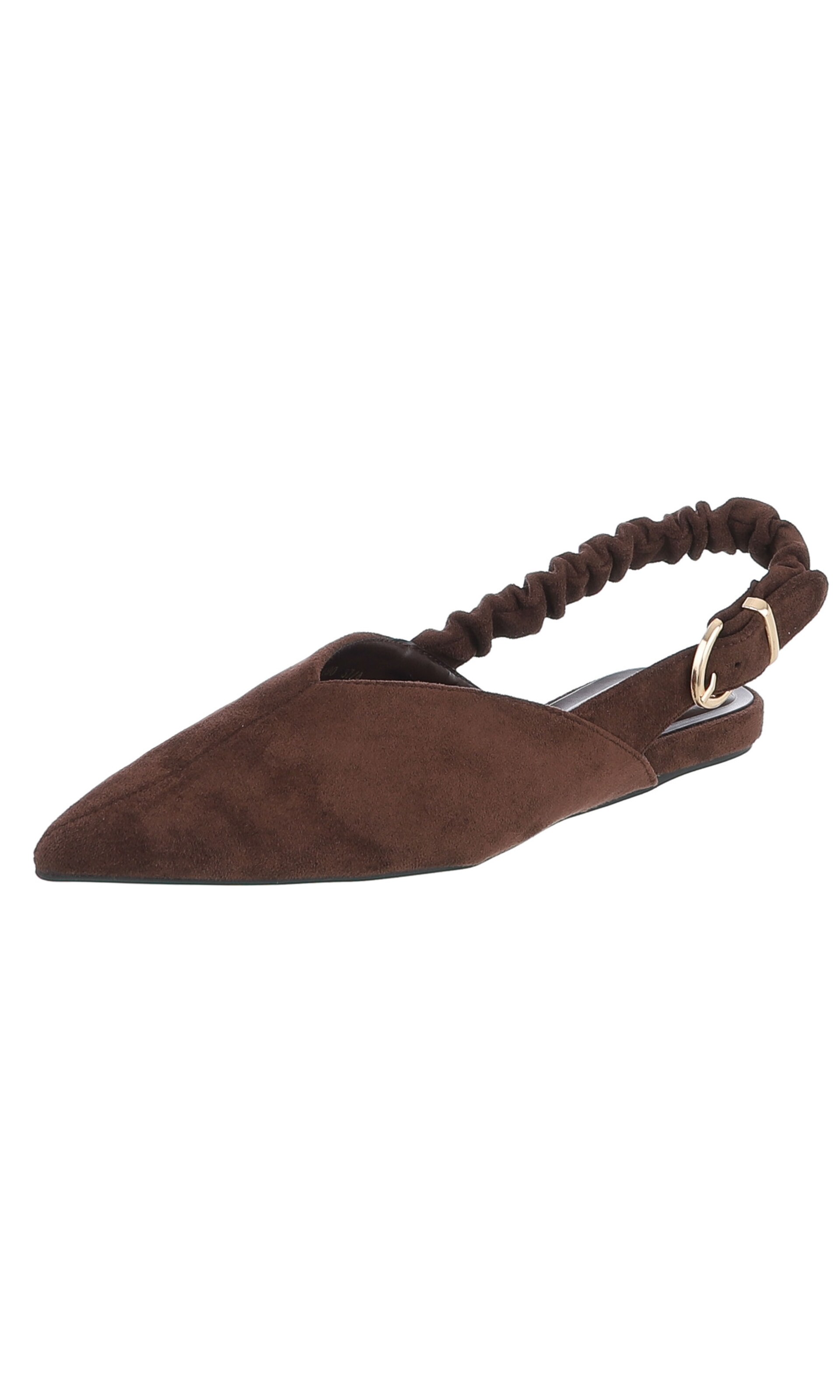 Ital-Design Slingpumps in Braun: Vorderseite