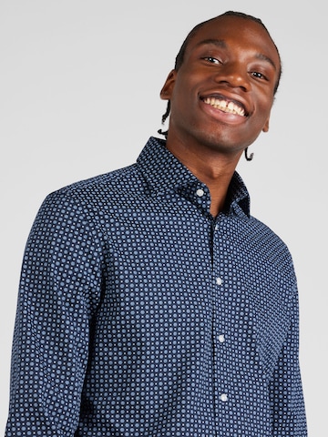 SEIDENSTICKER Přiléhavý střih Společenská košile 'SMART PERFORMANCE' – modrá