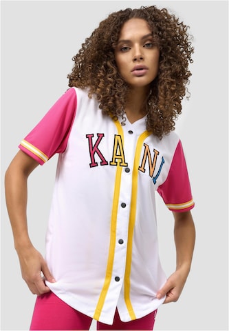 Karl Kani Shirt in Wit: voorkant