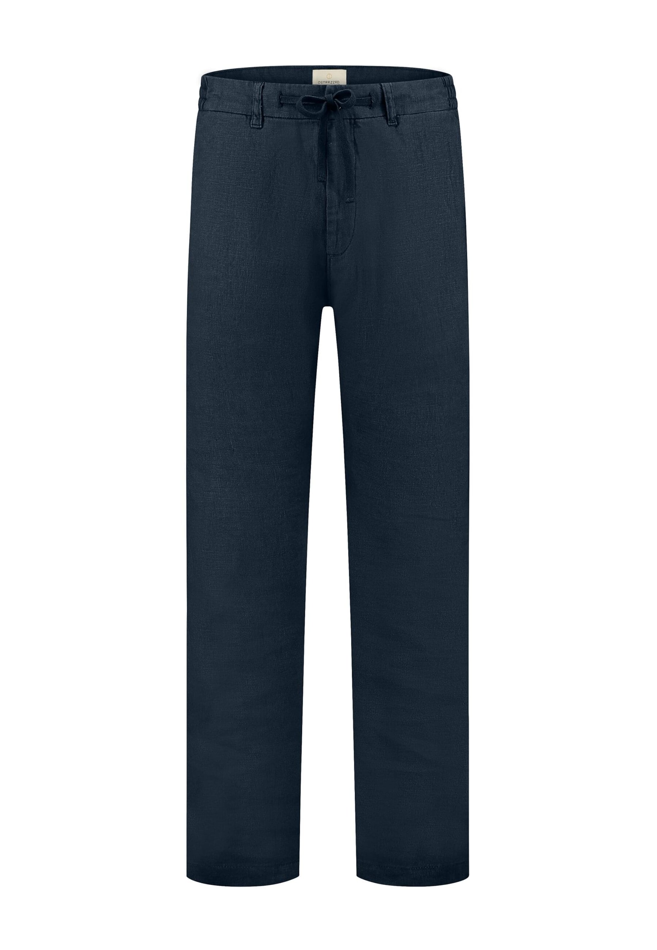 Dstrezzed Normální Kalhoty 'James' – modrá: přední strana