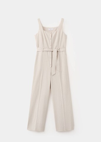 MANGO Kleid in Beige: Vorderseite