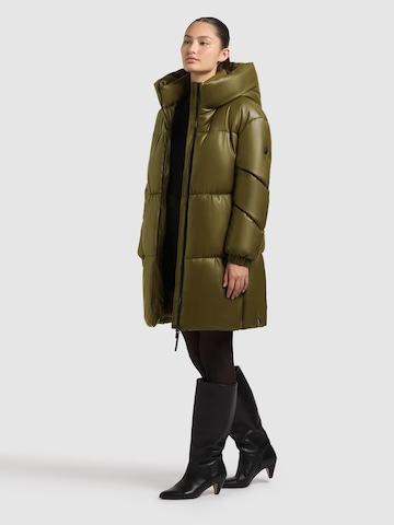 khujo Winter Coat 'Lorsa' in Green
