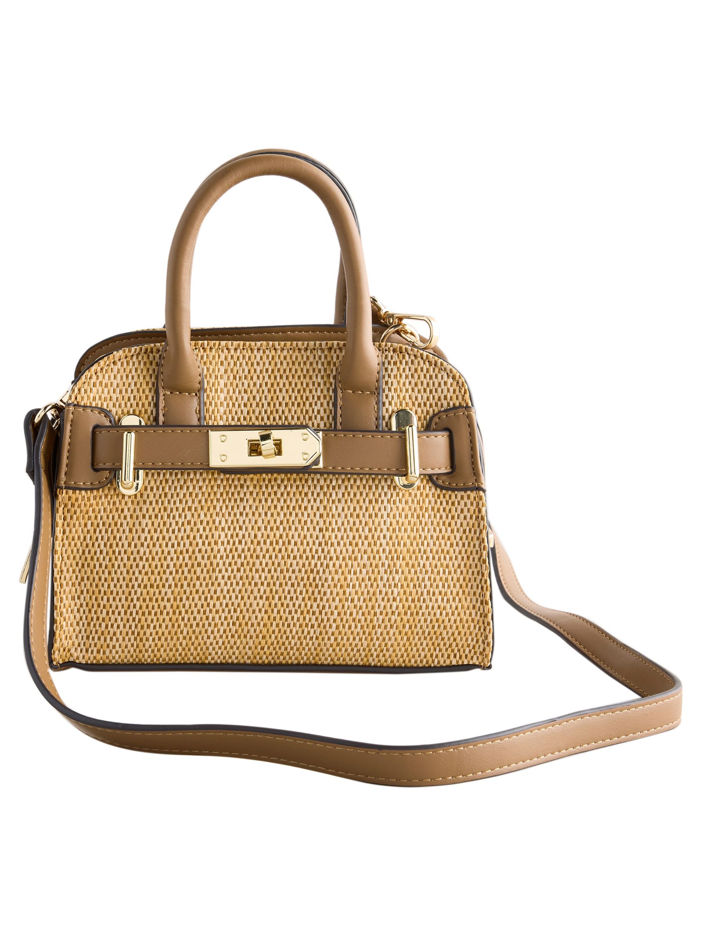 Next Handväska i beige: framsida