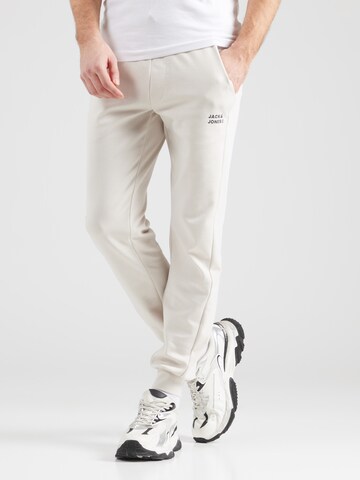 JACK & JONES Zúžený Kalhoty 'JPSTGORDON MATTY' – béžová: přední strana