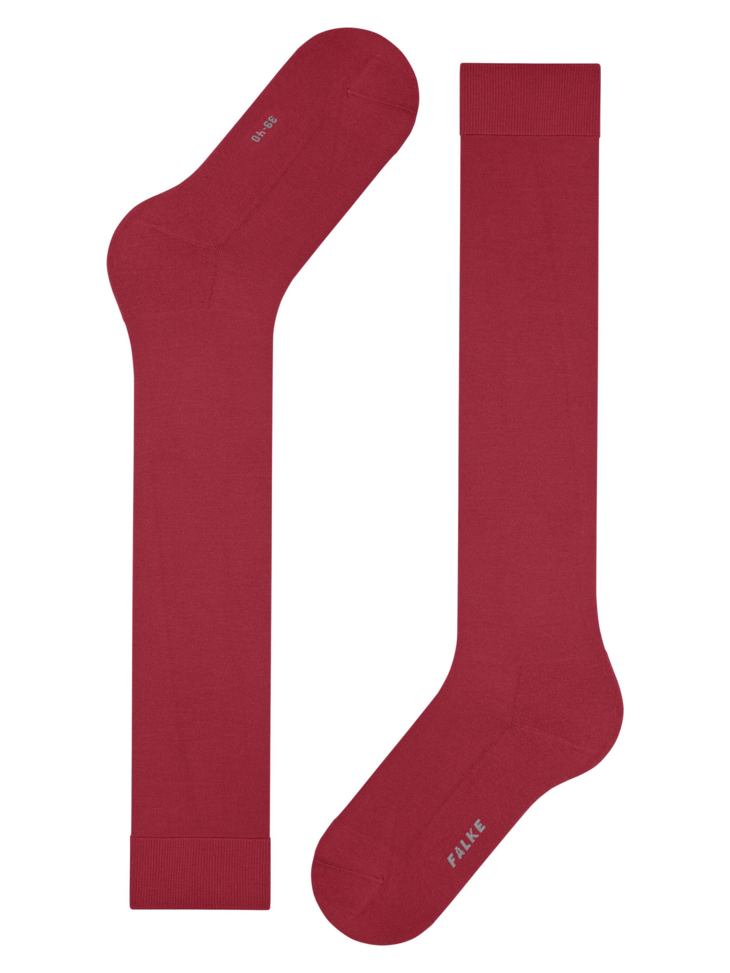 FALKE Knee High Socks 'ClimaWool' in Red