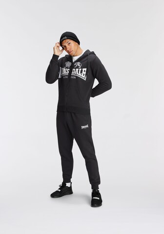 LONSDALE Jogginganzug in Schwarz